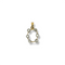 Pendentif Pendentif vintage en or jaune 18k et 6 diamants (0,50 ct) 58 Facettes