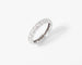 Bague Alliance - Bague en platine sertie de diamants 58 Facettes