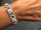 Bracelet Bracelet Art déco en platine, or gris et diamants 58 Facettes 1