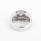 Bague Bague Art déco à gradins en platine et diamants 58 Facettes 1