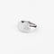Bague Bague jonc en or gris pavée de diamants 58 Facettes 1