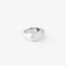 Bague Bague jonc en or gris pavée de diamants 58 Facettes 1
