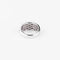 Bague Bague jonc en or gris pavée de diamants 58 Facettes 1