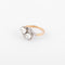 Bague Toi & Moi - Bague en platine, or jaune et diamants 58 Facettes