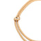 Collier Collier double rang en or jaune, platine et diamants 58 Facettes 1