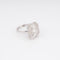 Bague Bague rectangulaire en platine et diamants 58 Facettes 1
