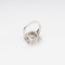 Bague Bague rectangulaire en platine et diamants 58 Facettes 1