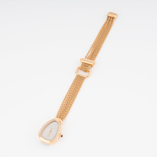 Montre Bvlgari Serpenti - Montre en or rose et diamants 58 Facettes 1