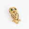 Broche Hermès - Broche Chouette en or jaune 18k 58 Facettes 1