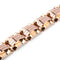 Bracelet Bracelet Tank en or jaune et rose 58 Facettes 1