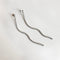 Boucles d'oreilles AITCHES - Boucles d'oreilles tennis en or blanc 18K diamants 58 Facettes GER1349WG