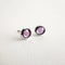 Boucles d'oreilles AITCHES - Boucles d'oreilles Love More en or blanc 18K saphirs violets 58 Facettes GER1041RP