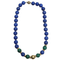 Collier Collier en lapis-lazuli et malachite 58 Facettes COV98