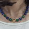 Collier Collier en lapis-lazuli et malachite 58 Facettes COV98
