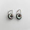 Boucles d'oreilles AITCHES - Boucles d’oreilles Jullie en argent 925 et nacre noire 58 Facettes SER1024WG