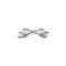 Broche Broche nœud Art déco en platine, diamants et saphirs 58 Facettes 1