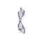 Broche Broche nœud Art déco en platine, diamants et saphirs 58 Facettes 1