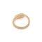 Bague 56 Bague serpent tubogas en or jaune et diamants taille ancienne 58 Facettes 1
