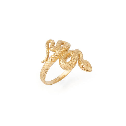 Bague 52 Bague serpent en or jaune 18k 58 Facettes 1