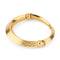 Bracelet Lalaounis - Bracelet jonc ouvrant martelé en or jaune 22k 58 Facettes 1