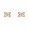 Boucles d'oreilles Chaumet - Boucles d'oreilles Jeux de liens en or rose diamants 58 Facettes 5164829RV