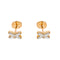 Boucles d'oreilles Chaumet - Boucles d'oreilles Jeux de liens en or rose diamants 58 Facettes 5164829RV
