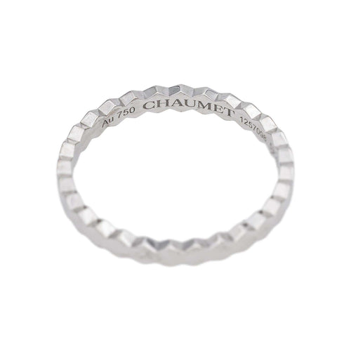 Bague 53 Chaumet - Bague Bee de Chaumet en or blanc 58 Facettes 5136676CN