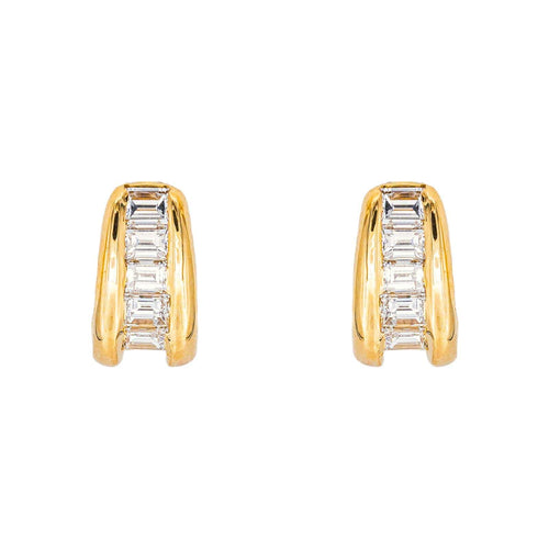 Boucles d'oreilles Boucles d'oreilles - Puces en or jaune diamants 58 Facettes 5138892CN