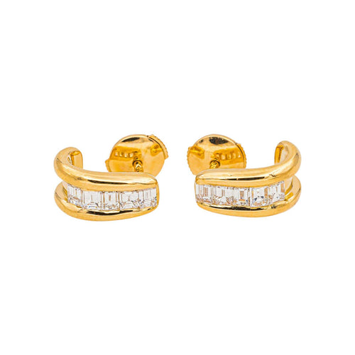 Boucles d'oreilles Boucles d'oreilles - Puces en or jaune diamants 58 Facettes 5138892CN