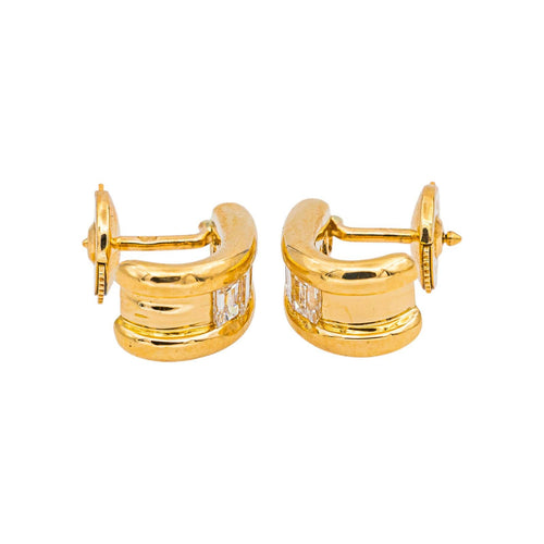 Boucles d'oreilles Boucles d'oreilles - Puces en or jaune diamants 58 Facettes 5138892CN