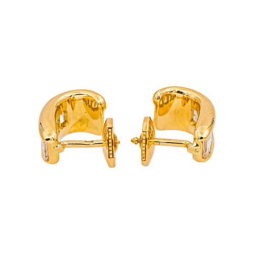 Boucles d'oreilles Boucles d'oreilles - Puces en or jaune diamants 58 Facettes 5138892CN