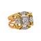 Bague 52 Bague en or rose et platine, diamants 58 Facettes 5281130CN