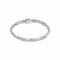 Bracelet Bracelet maille palmier en or blanc 58 Facettes 5366759CN