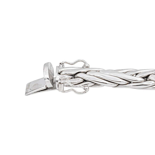 Bracelet Bracelet maille palmier en or blanc 58 Facettes 5366759CN