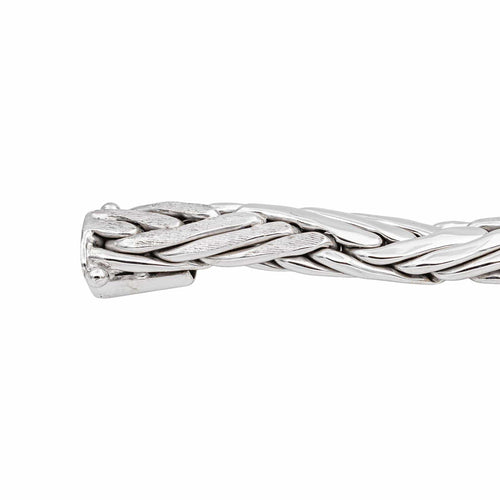 Bracelet Bracelet maille palmier en or blanc 58 Facettes 5366759CN