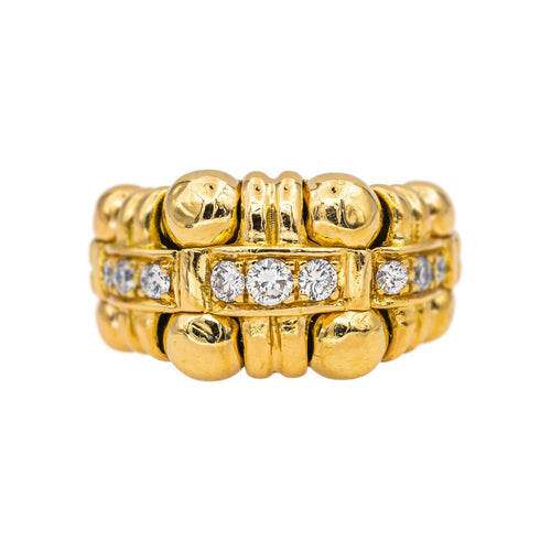 Bague 46 Boucheron - Bague Boule en or jaune diamants 58 Facettes 5488797CN