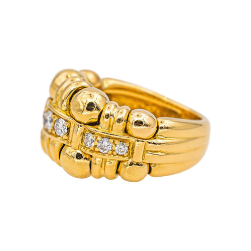 Bague 46 Boucheron - Bague Boule en or jaune diamants 58 Facettes 5488797CN