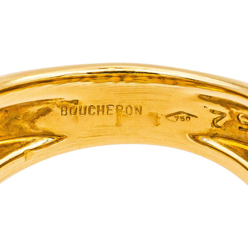 Bague 46 Boucheron - Bague Boule en or jaune diamants 58 Facettes 5488797CN