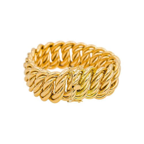 Bracelet Bracelet maille américaine en or jaune 58 Facettes 5225727CN