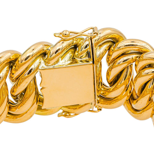 Bracelet Bracelet maille américaine en or jaune 58 Facettes 5225727CN