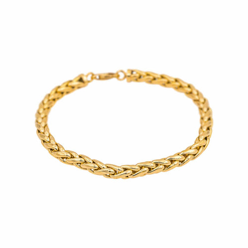 Bracelet Bracelet Maille palmier en or jaune 58 Facettes 5040831CN