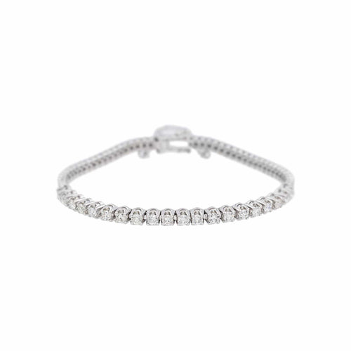 Bracelet Bracelet Ligne - Bracelet en or blanc et diamants 58 Facettes 5618543CN