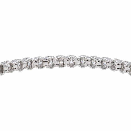 Bracelet Bracelet Ligne - Bracelet en or blanc et diamants 58 Facettes 5618543CN