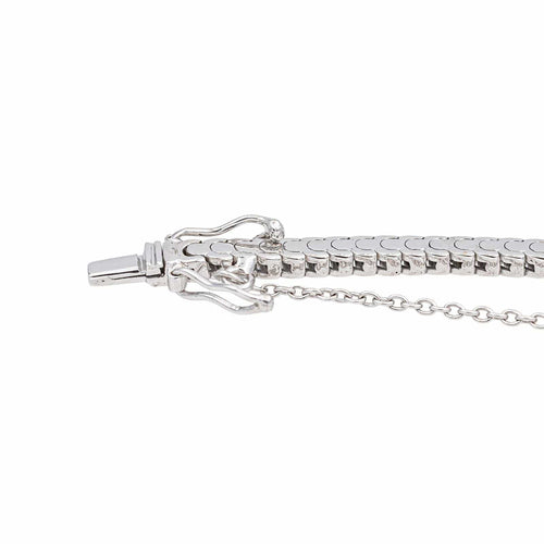 Bracelet Bracelet Ligne - Bracelet en or blanc et diamants 58 Facettes 5618543CN