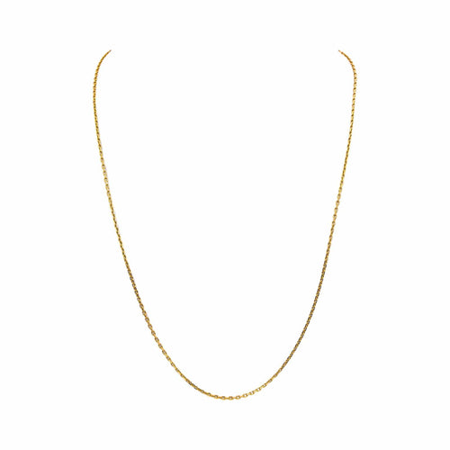 Collier Collier maille forçat en or jaune 58 Facettes 5620759CN