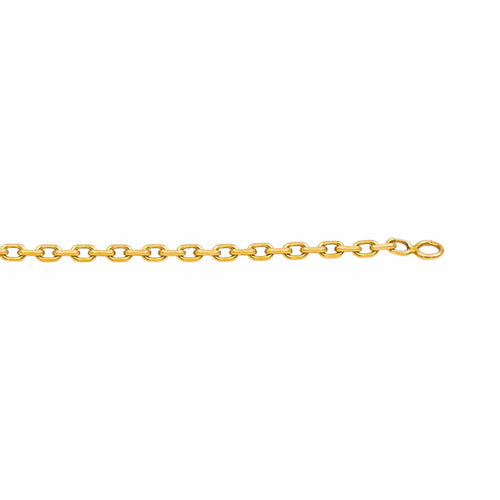 Collier Collier maille forçat en or jaune 58 Facettes 5620759CN