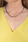 Collier Collier maille palmier en or blanc 58 Facettes 5674619CN