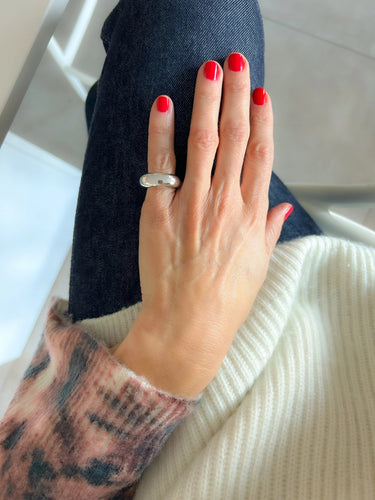 Bague 52 Chaumet - Bague Anneau en or gris 58 Facettes 1