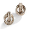 Boucles d'oreilles Hermès - Boucles d'oreilles Collection Vendôme en argent 58 Facettes 1