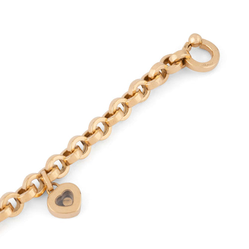 Bracelet Chopard - Bracelet Happy Diamonds en or jaune et diamant mobile 58 Facettes 1